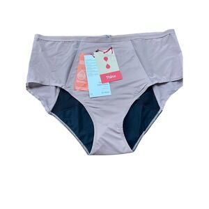 Thinx Hi-Waist Period Underwear 3X Dusk Mauve Heavy Absorbency New w/Tags